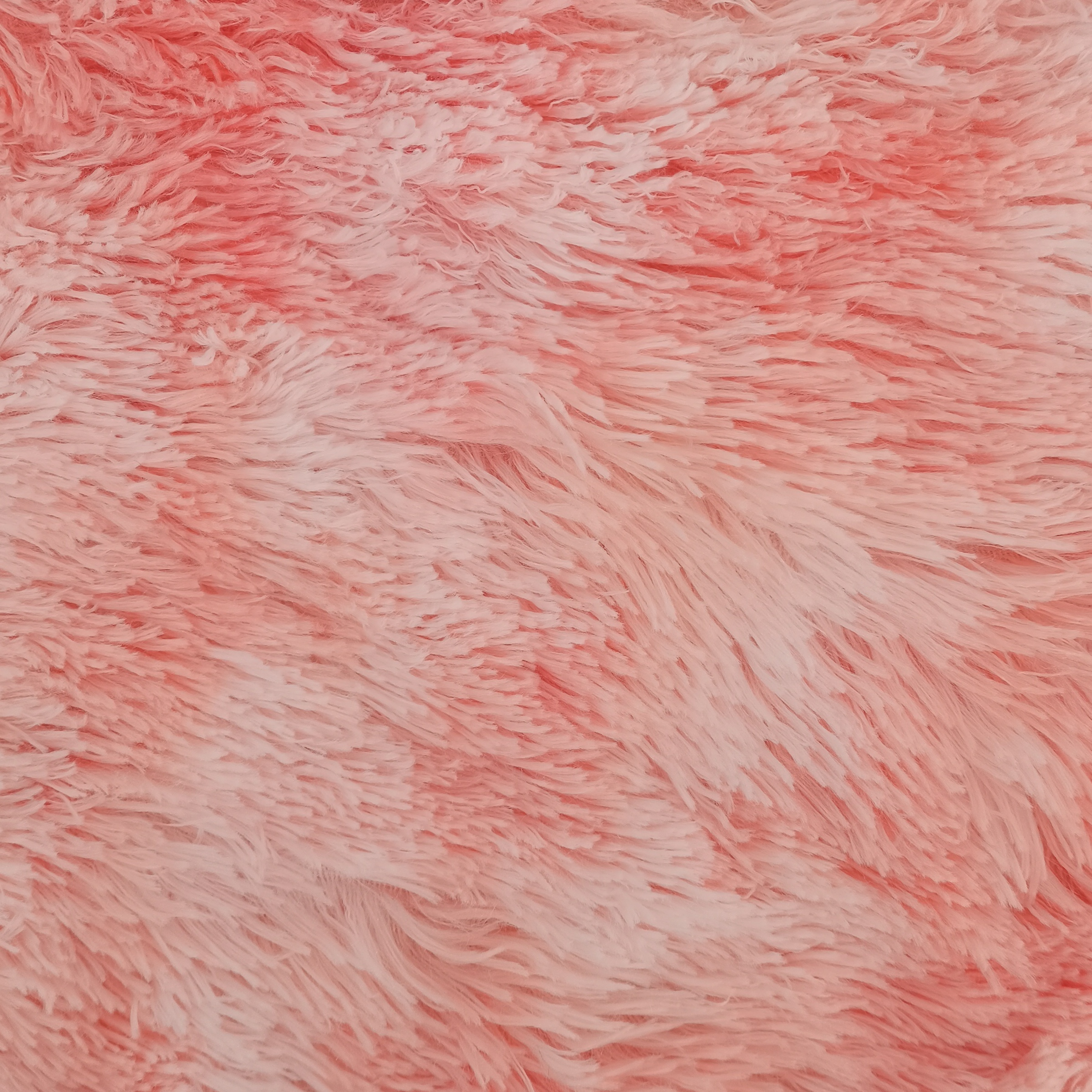 Decorative Fleece Blanket Colorful Tie-dye Printed Shaggy Long Pile Fur Fleece Fabric