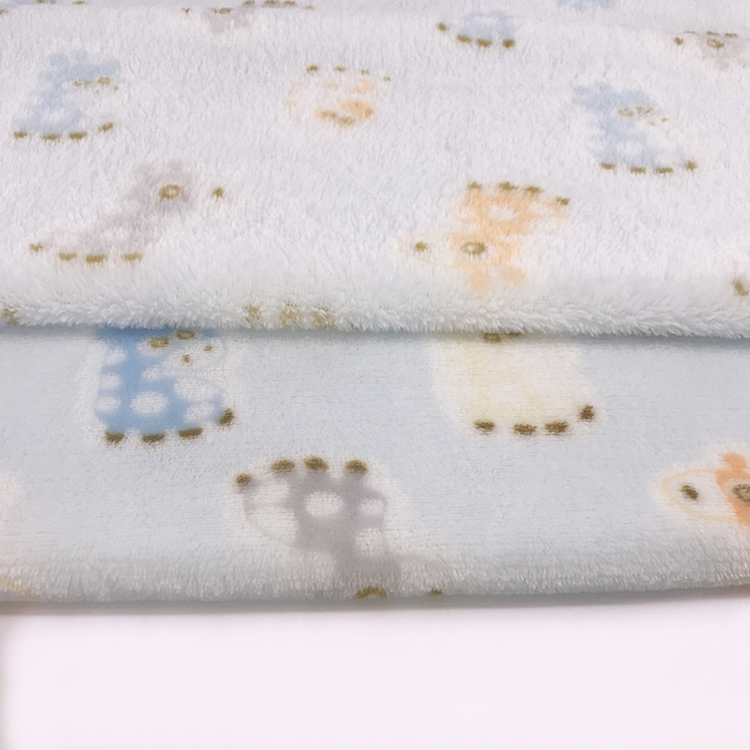 High Quality Kids Blanket Fabric Jacquard Designs Flannel Fabric for Sofa Bedding/garment/quilt/blanket 30 Woven 100% Polyester