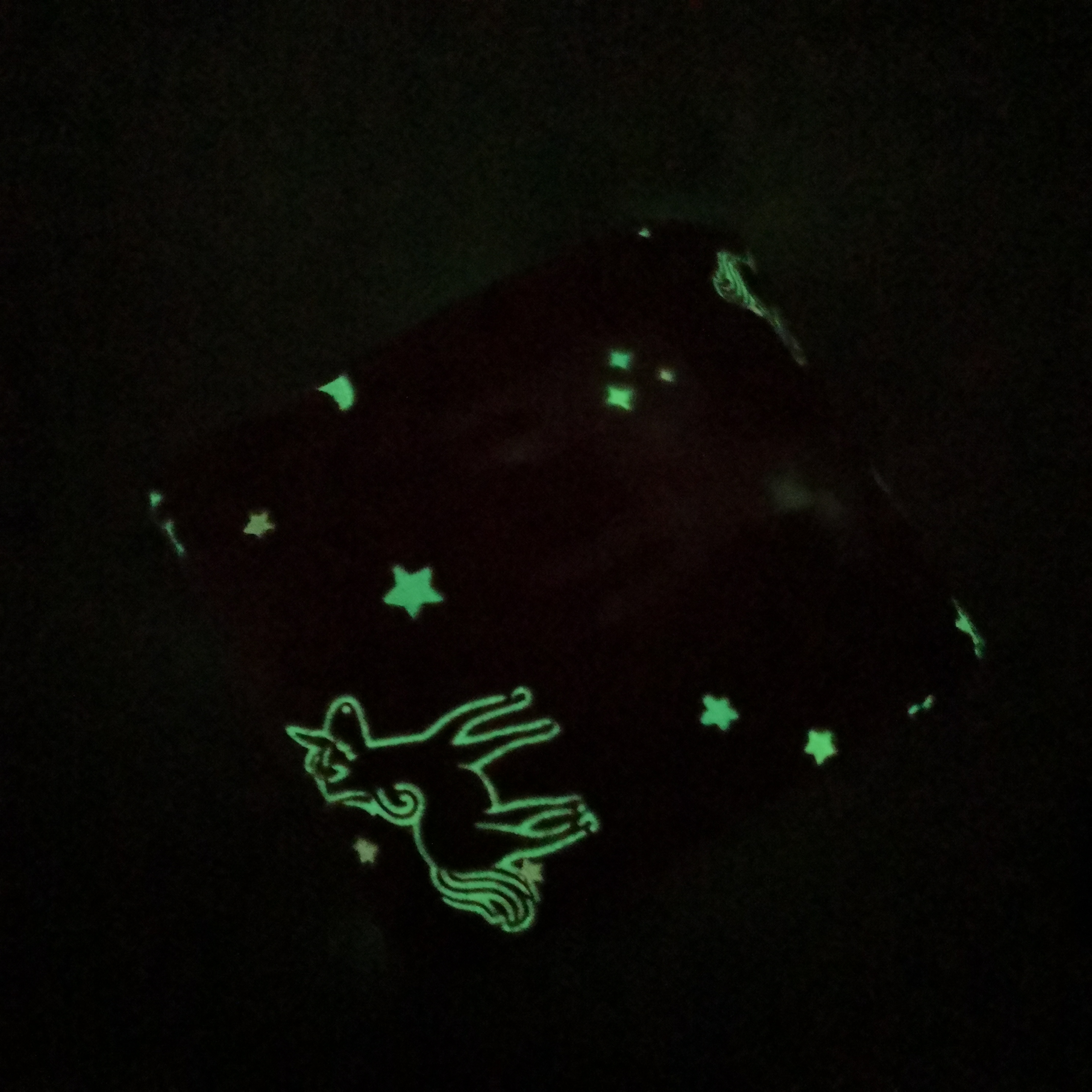 Luminous fluorescent blanket glow in the dark flannel fleece pink unicorn style sofa durable blanket throw