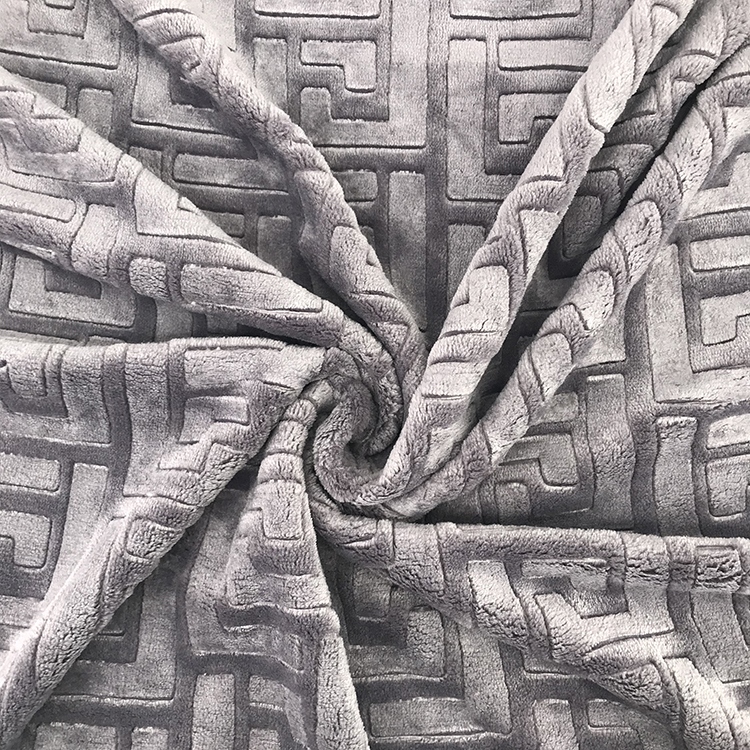 Fabric New Design Polyester Jacquard Blanket, 3D with Panton Number Striped 100% Polyester Coral Fleece Gradient Color,any Color