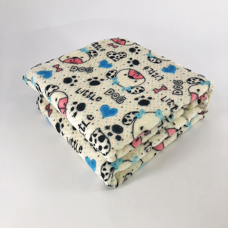 Wholesale Cute Cartoon Printed Kids Flannel Fleece Blankets Jacquard 100% Polyester Coral Fleece Fabric Anti-pilling and Printed