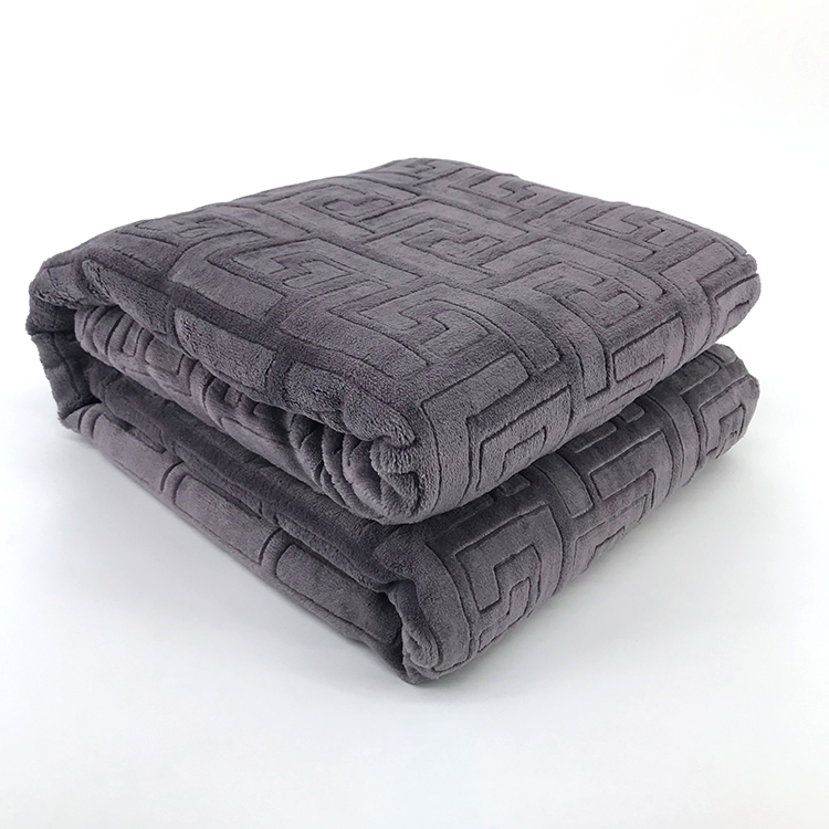 Fabric New Design Polyester Jacquard Blanket, 3D with Panton Number Striped 100% Polyester Coral Fleece Gradient Color,any Color