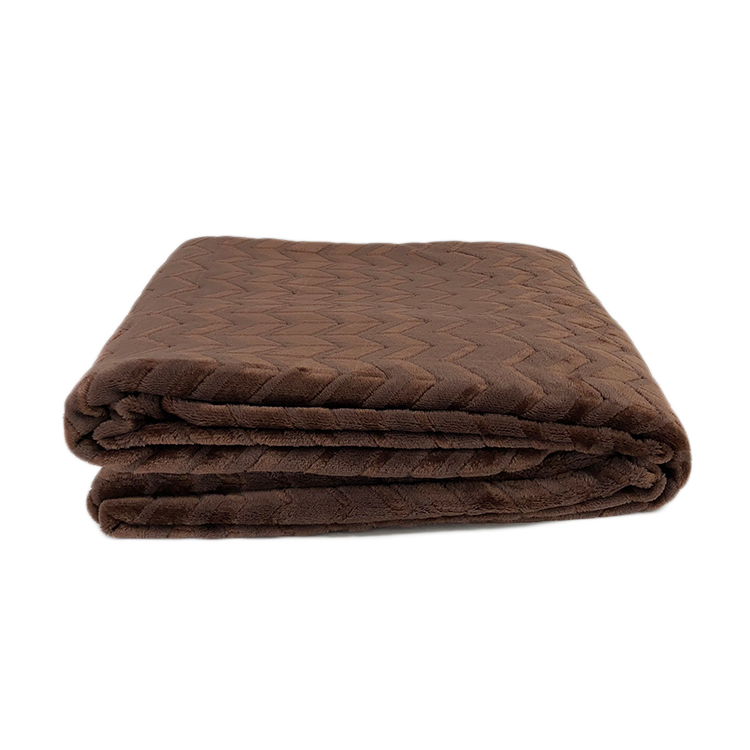 Design Zig Zag Pattern Fabric New Zigzag Jacquard Flannel Fleece 100% Polyester Woven Printed 30-45 Days