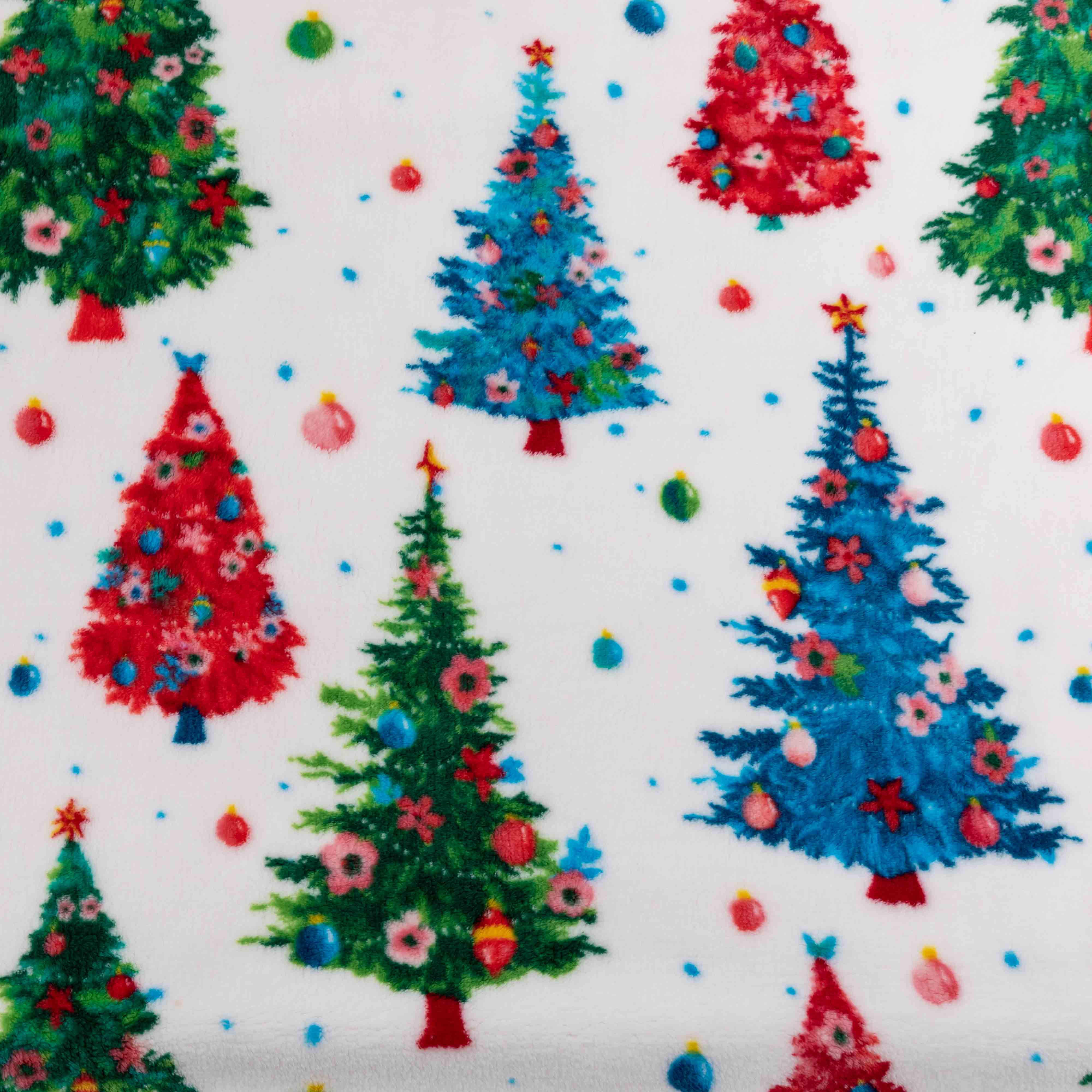 Double side printed flannel polyester blanket christmas print woven sofa throw velour blankets