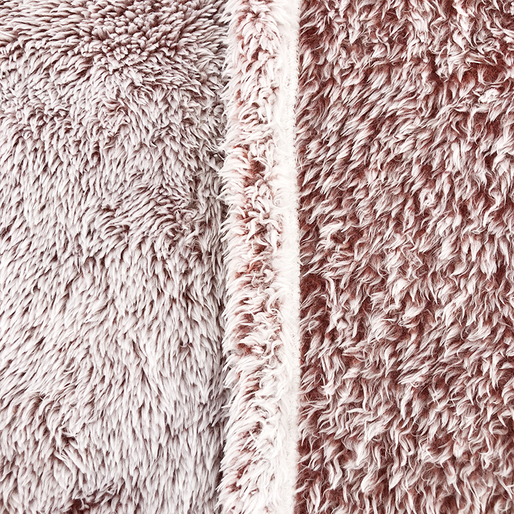 New design 100% polyester fuzzy plush bottom printed fluffy fleece and soft blanket throw