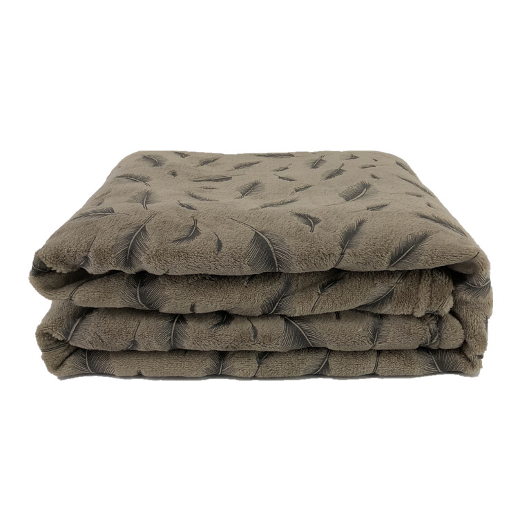 Super soft glue printed flannel fleece fuzzy blanket throw for easy care