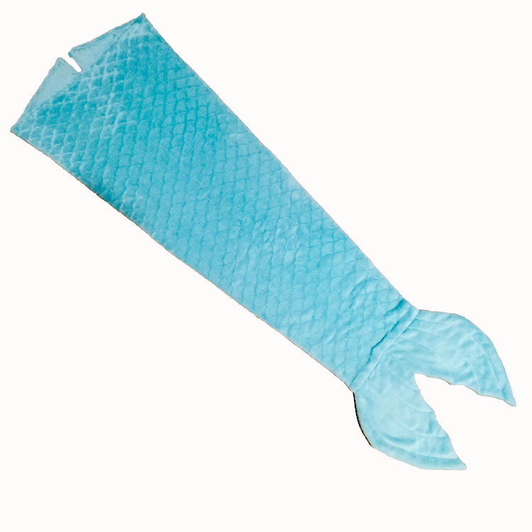 scaly figure brushed flannel fleece mermaid tails