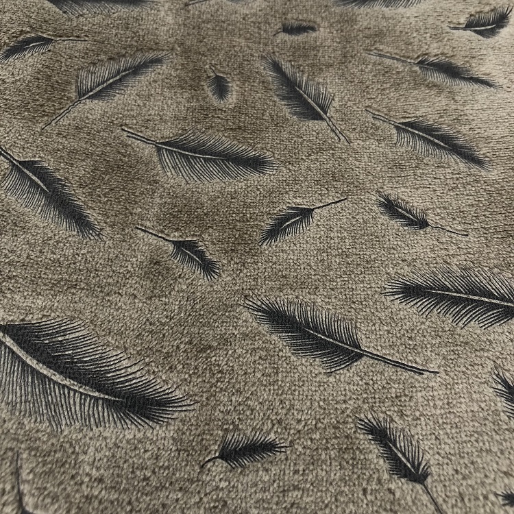 Super soft glue printed flannel fleece fuzzy blanket throw for easy care