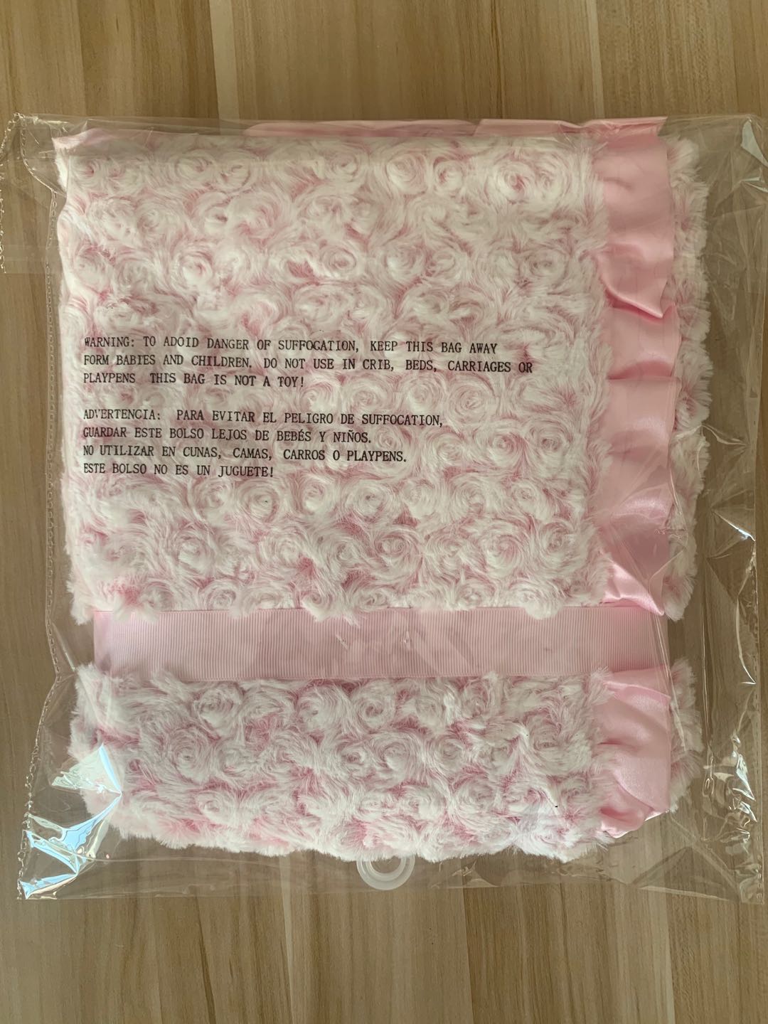 Popular blanket design brushed pv fleece baby blanket with mink fleece reversible throw blanket