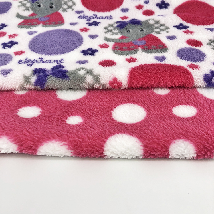 Jacquard Plush Blankets Fleece Blanket Double Side Printed Flannel 100% Polyester Raschel Blanket Anti-pilling and Printed