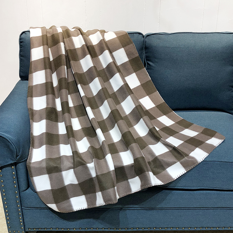 Thermal Sublimation Baby Print Fabric Christmas Style Sofa Blanket Throw Cheap Wholesale Polar Fleece Blanket