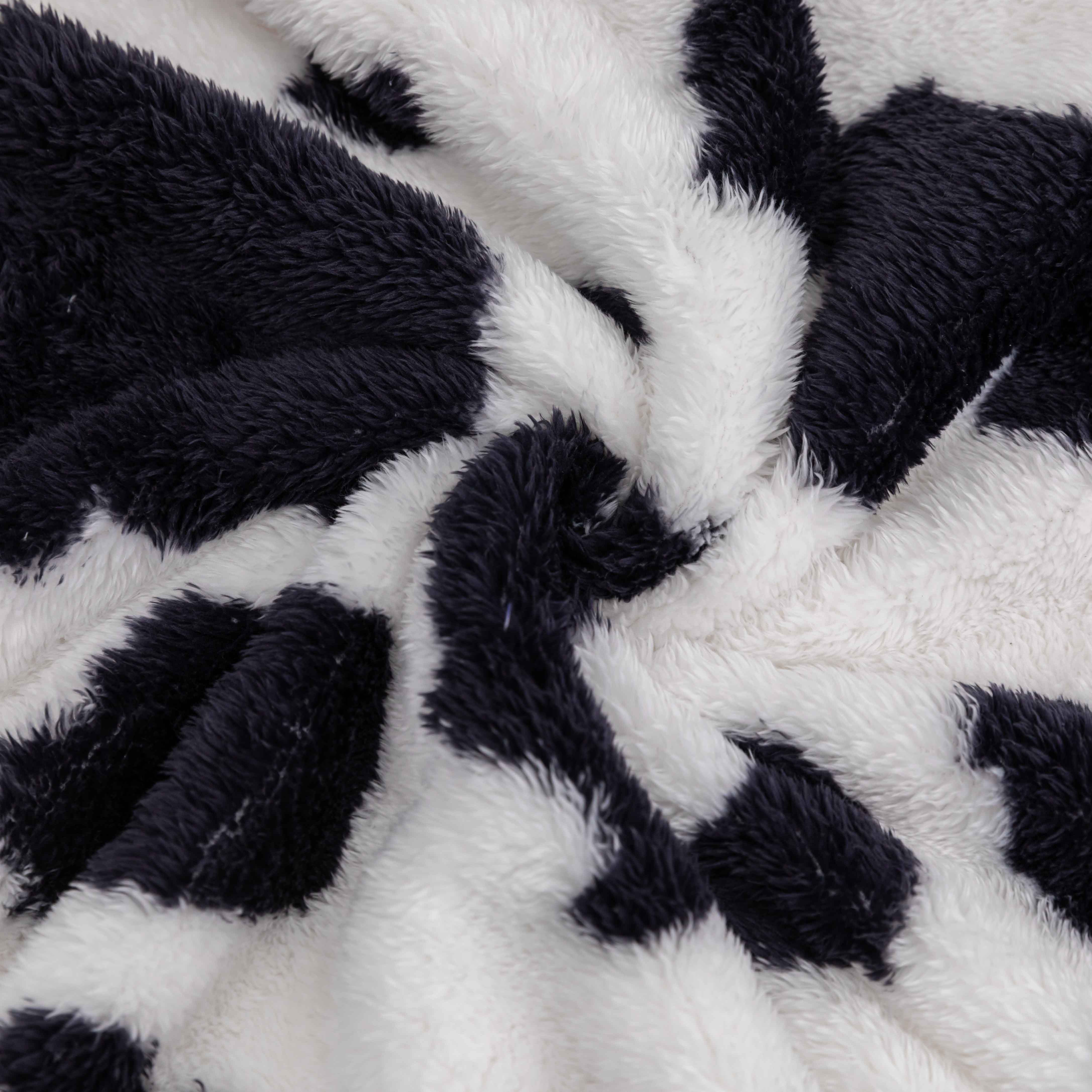 Luxury printed teddy bear plush cobijas cartoon blanket throw
