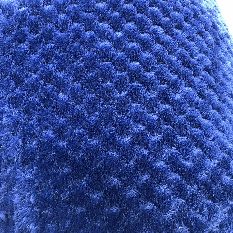 Throw Blanket for Winter Double Layer Waffle Velvet Plush Flannel Sherpa Reversible Pop Corn Coral Fleece 100% Polyester Green