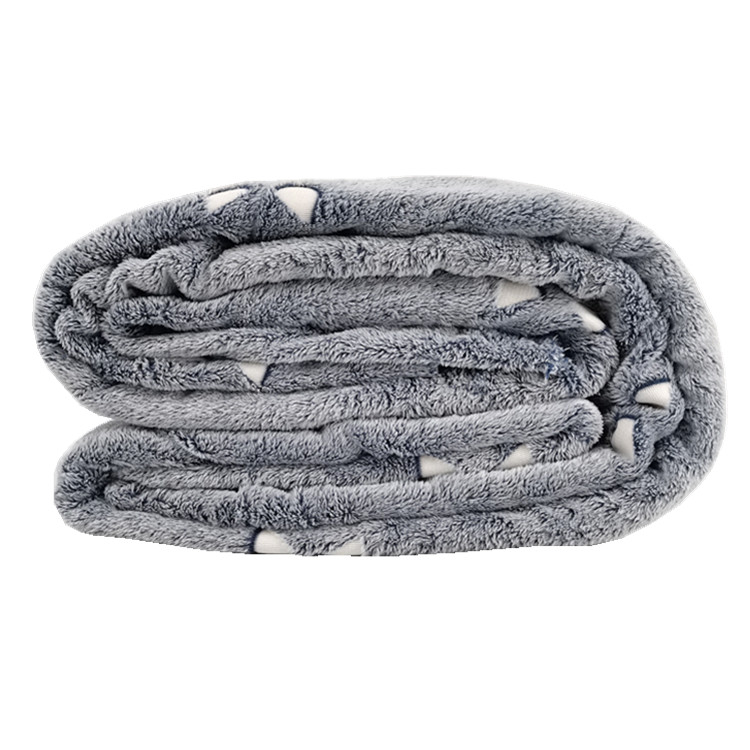 New design micro flannel fleece expression quality printed recreational machines glow in the dark luminous blanket for kids
