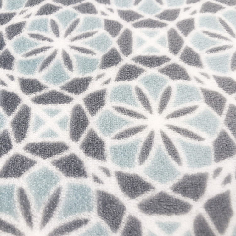 Flannel Fleece Blanket Printed and Solid Light Blue Color 2pcs Jacquard 100% Polyester Thread Blanket/towel Blanket Rectangular
