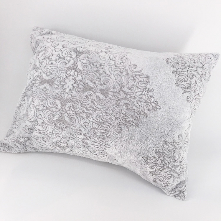 Fleece Cushion Throw Pillow Decorative Jacquard Sparkle Deep-textured Sofa Flannel Polyester Woven Adults Floral Rectangle CP003