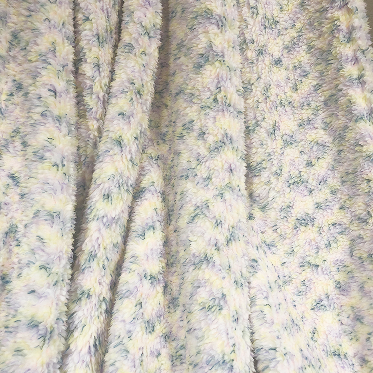 Customized size chromatic sherpa sherpa blankets for sofa bedding decorative personalized blanket