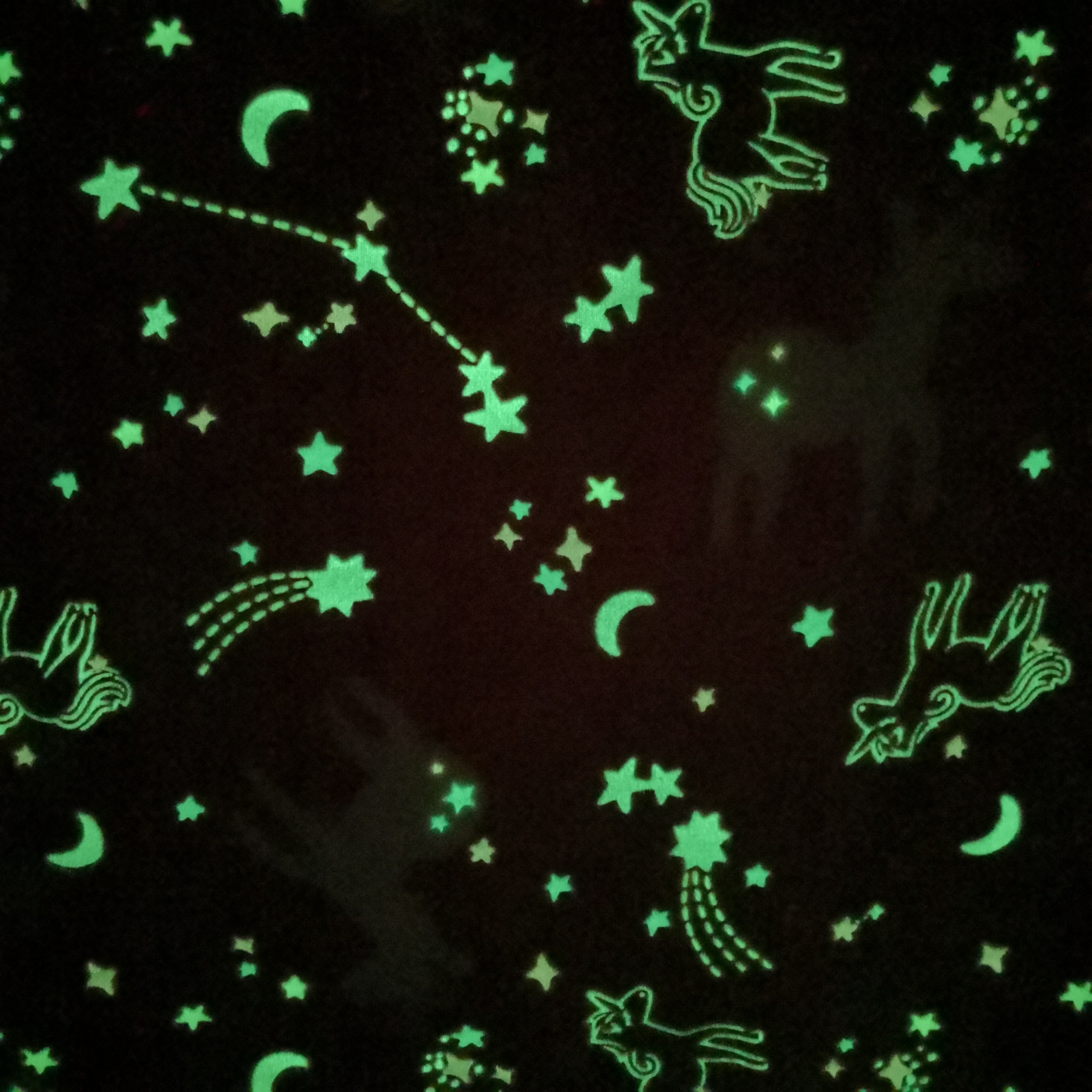 Velour blankets silk fabric glow in the dark blanket for kids luminous mantas pink to girls