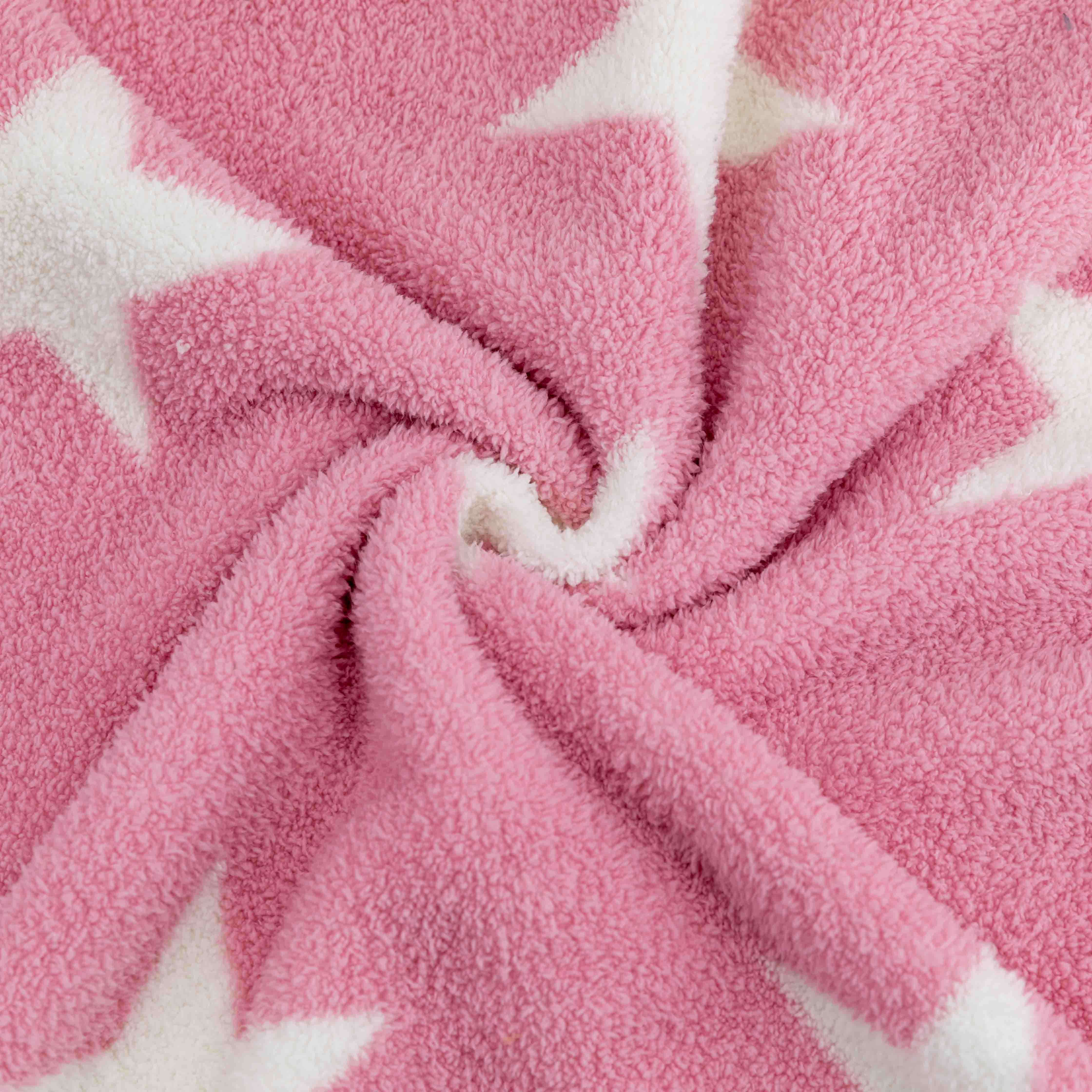 Fuzzy throw blanket printed coral reverse to sherpa fleece brushed luxury throw blanket