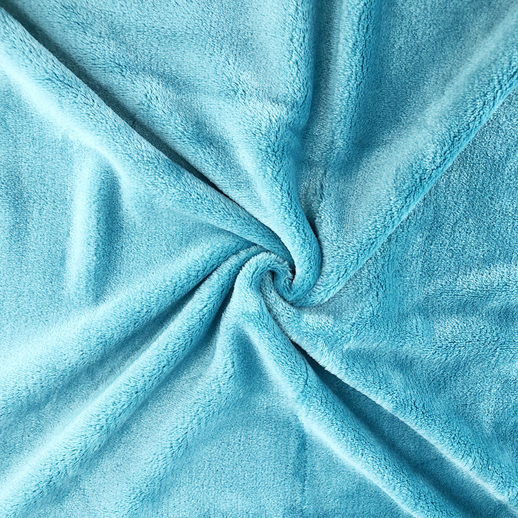 Flannel Fleece Blanket Set Soft Printed and Solid Color Polyester 2 Pcs Jacquard 100% Polyester Thread Blanket/towel Blanket