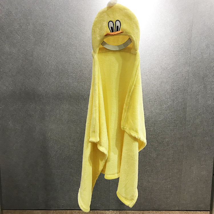 Baby super soft warm and cozy receiving blanket flannel fleece Hooded baby shawl kids wearable blankets