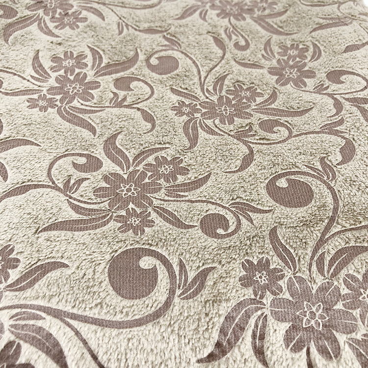 Soft offset printing embossed polyester coral flannel fleece blanket
