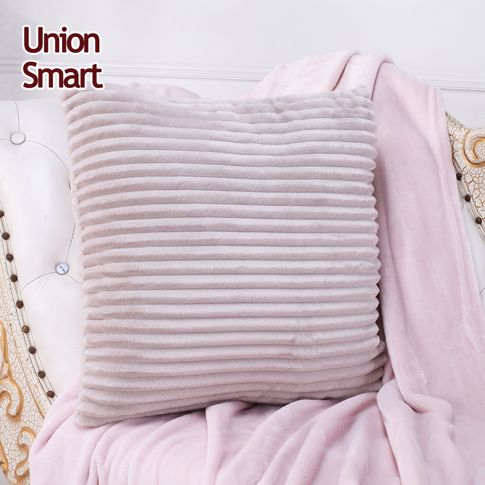 The cheapest price decorative pillow colorful patterned cushion cover horizontal lines for sofas