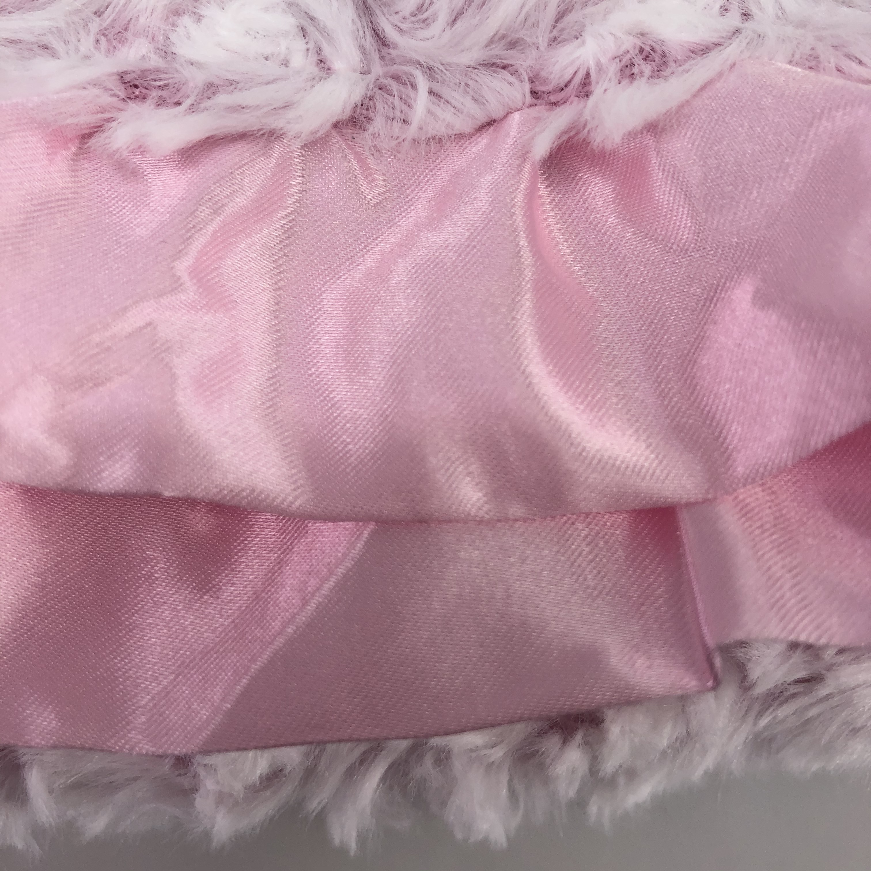 Popular blanket design brushed pv fleece baby blanket with mink fleece reversible throw blanket