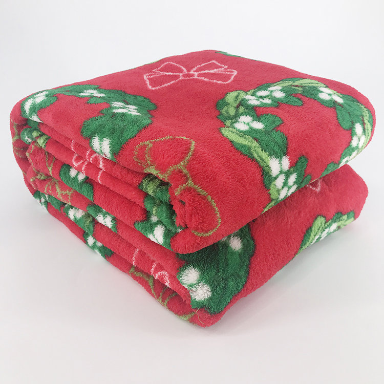 bsci audit factory supply soft warm toddler cozy throws silky christmas xmas oekotex 100 certificate christmas printing blanket