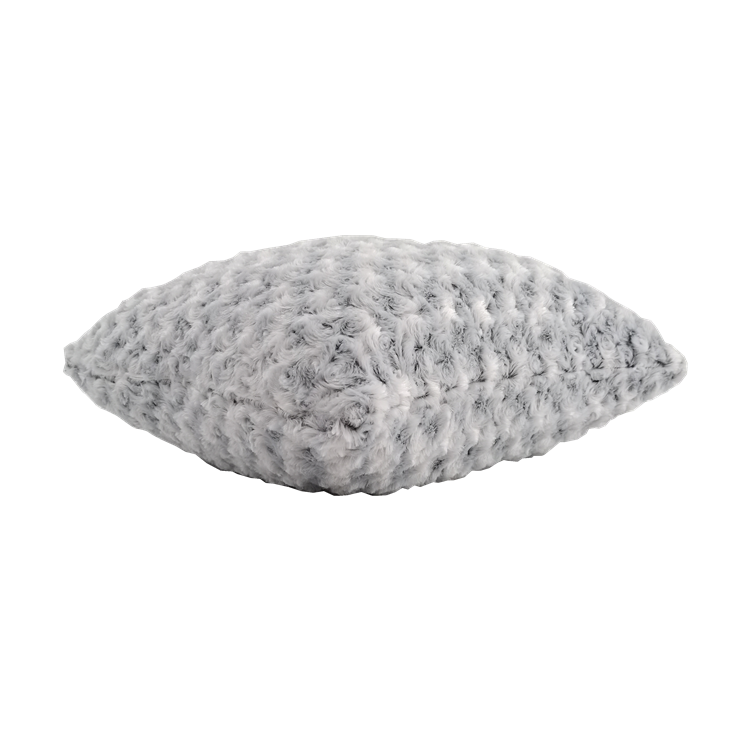 Decorative Pillow Bottom Printed Brushed Plush Fur Fleece Cushion Cover For Bedding And Sofa