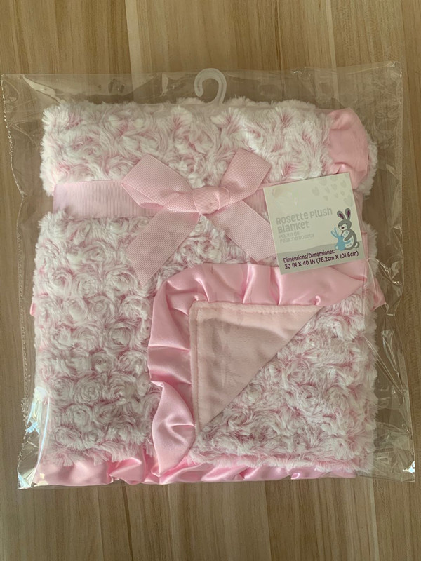 Popular blanket design brushed pv fleece baby blanket with mink fleece reversible throw blanket