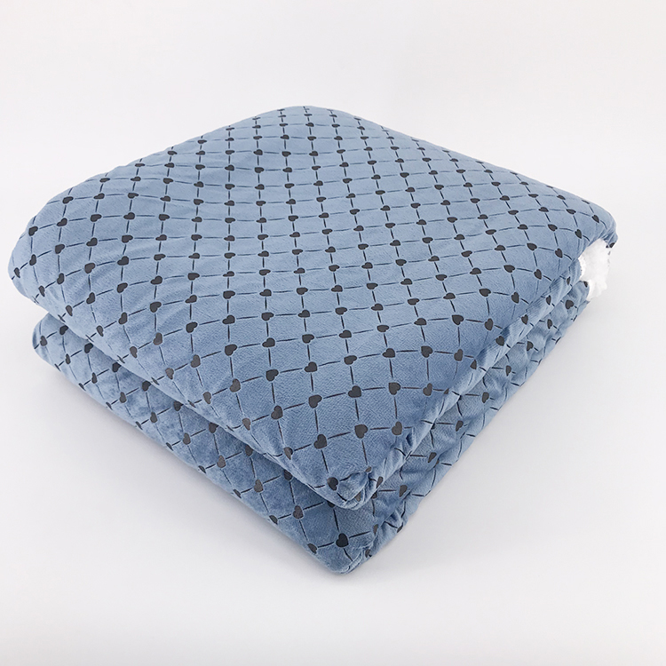 Fashionable glue printed mink blankets 2ply polyester sherpa fleece baby blanket for children beds