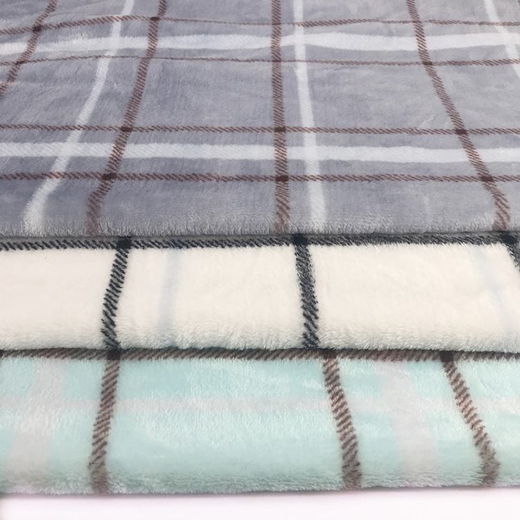 factory printed fleece Flannel fabric for baby bed sheet blanket throw