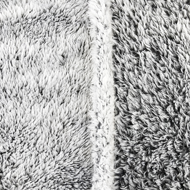 Back side printed soft warm throw fluffy fuzzy plush fleece blanket cobijas