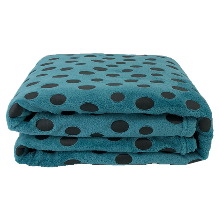 Super soft fuzzy plush fleece blanket glue print polar fleece blanket throw