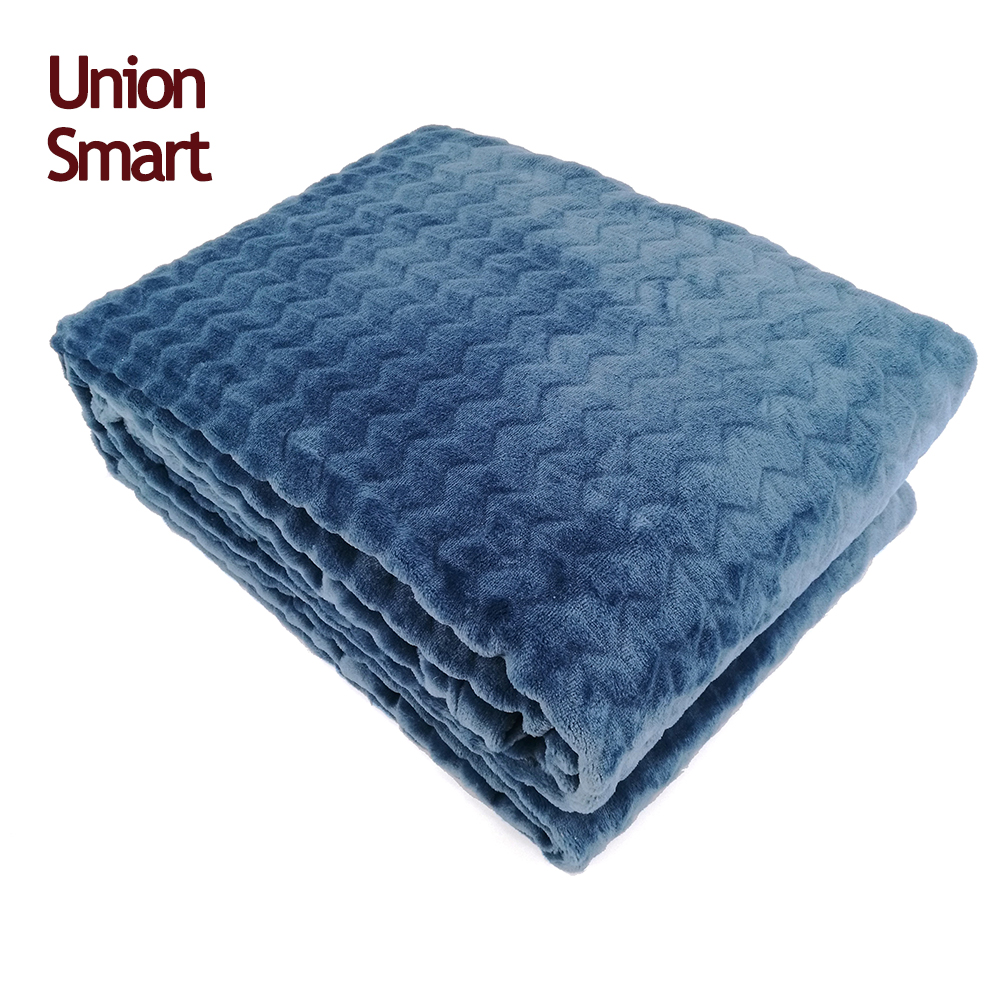 Flannel Fleece Fabric for Blanket Coral Fabric Hot New Products 100% Polyester Knitted Embossed 150D/288F Plain,plain 60/90"