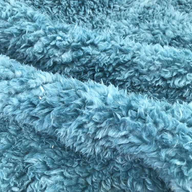 New TEC Melange Yarn Fabric Polyester Sherpa Fleece with Panton Number Knitted 100 Grey Color,any Color Plaid 200-350GSM 150/288