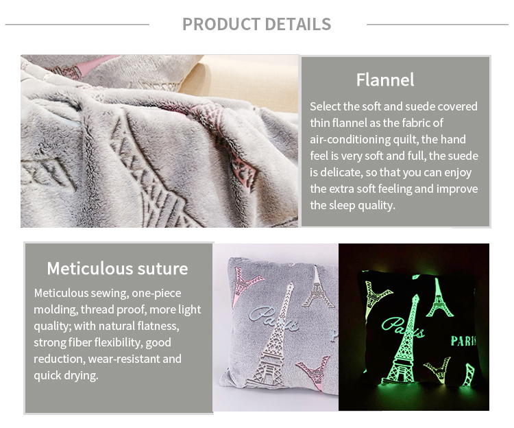 Glow in The Dark Flannel Pillow Bed Floor Lounger Cover for Children Kids Jiangsu 100% Polyester OEKO-TEX STANDARD 100 Endless