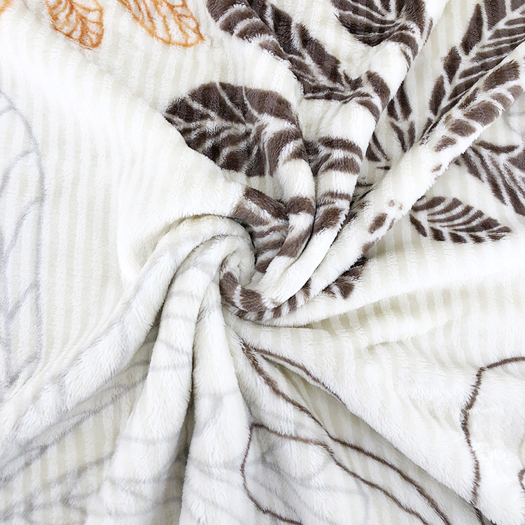 Fleece Blanket Throw Jacquard for Home Use Sofa Decorative Super Soft Printed Flannel 100% Polyester Anti-pilling and Printed