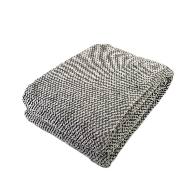 custom color melange flannel fleece polyester popcorn velvet fleece fabric for blanket throw