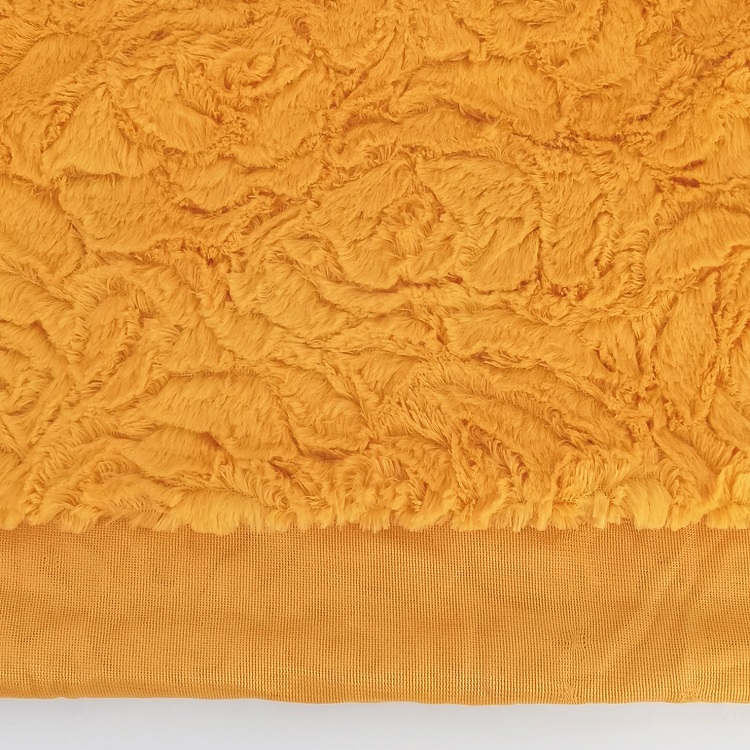 Personalized Fleece Blanket Frazadas Plain Brushed Plush Fur Fleece Fabric For Bed