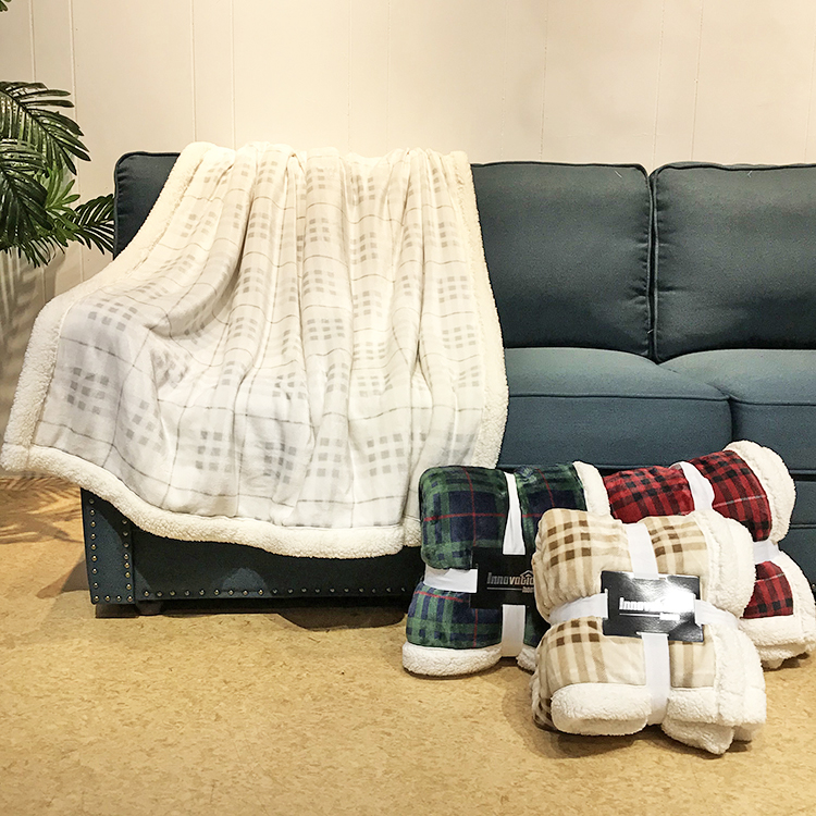 sherpa fleece throws sofas soft suitable bed or sofa for winter cobijas para verano frescas mantas de invierno printed blanket