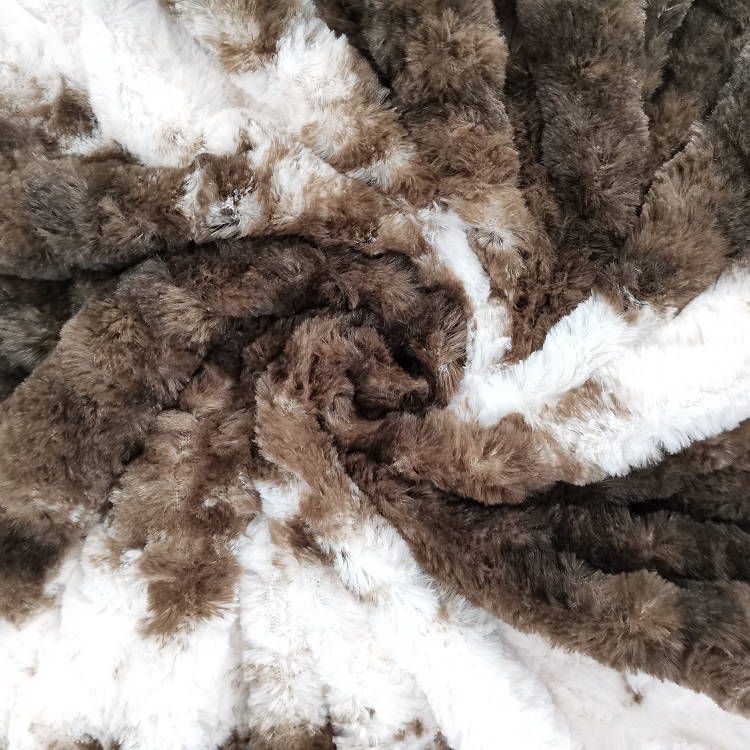 Personalized PV Fleece Blanket Printed Brushed Plush Fur Fleece Fabric For Bed