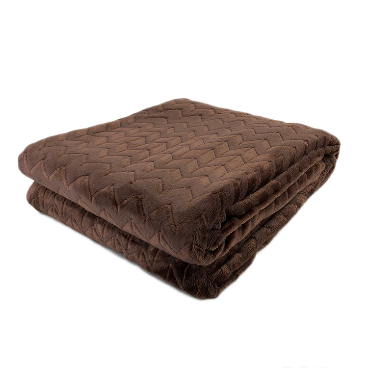 Design Zig Zag Pattern Fabric New Zigzag Jacquard Flannel Fleece 100% Polyester Woven Printed 30-45 Days