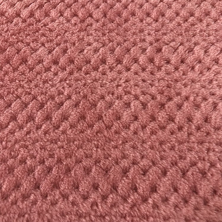 China supplier best quality custom jacquard woven flannel fleece fabric for blankets cobijas calientes para invierno blanket