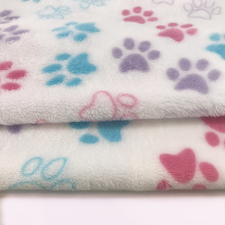 Throw Baby Blanket Fabric Textiles Flannel Super Soft Printed Fleece Woven 100% Polyester Quality 30 Plant,plant Rectangular