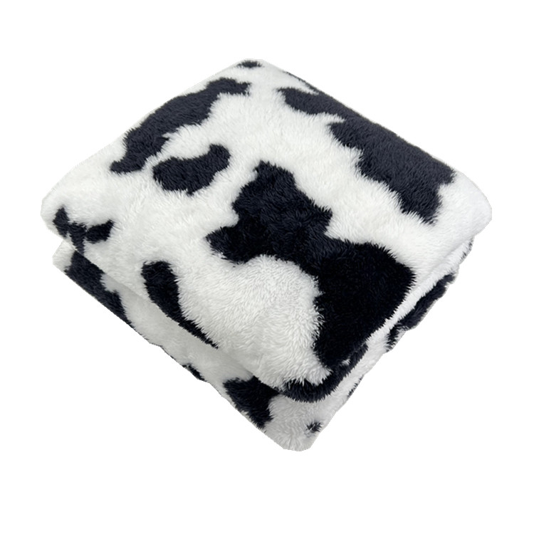 Luxury printed teddy bear plush cobijas cartoon blanket throw