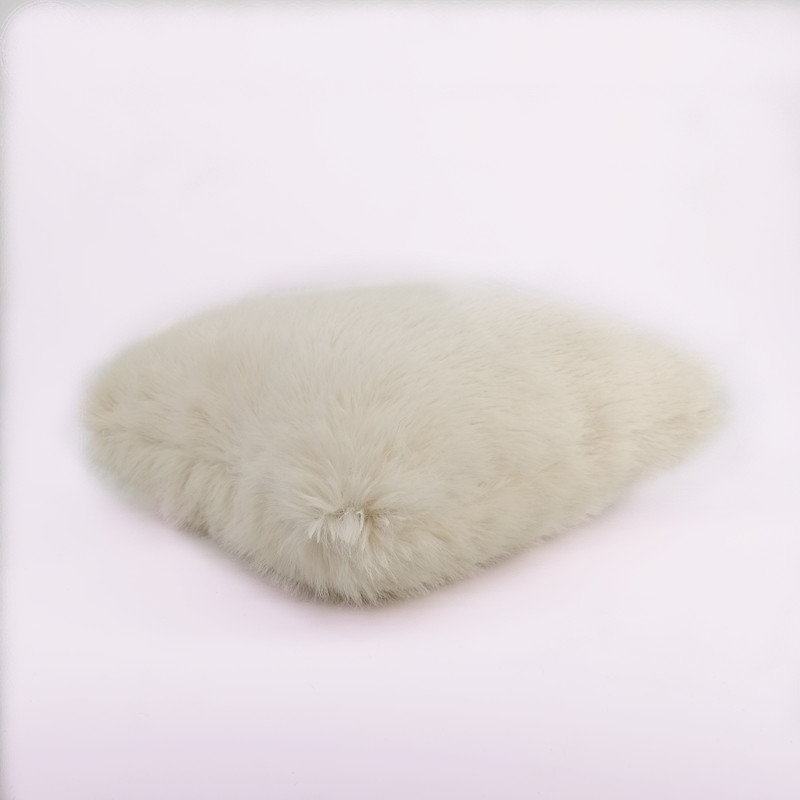 Solid Decorative Pillow Craft Long Pile Fur Fleece Cushion Cover Latest Products In Market