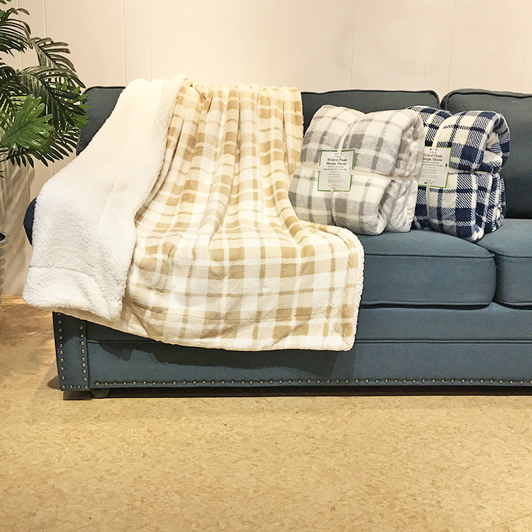 sherpa fleece throws sofas soft suitable bed or sofa for winter cobijas para verano frescas mantas de invierno printed blanket