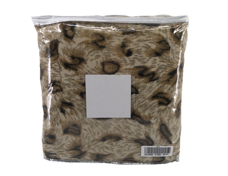 2ply 100% polyester faux fur throw bottom leopard printed brushed pv fuzzy plush fleece blanket for winter double layer